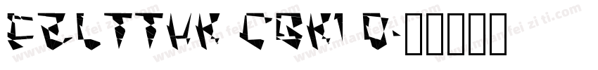 FZLTTHK CBK1 0字体转换
